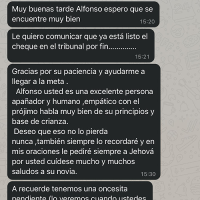 Reseña positiva 1 Berrios&Asociados